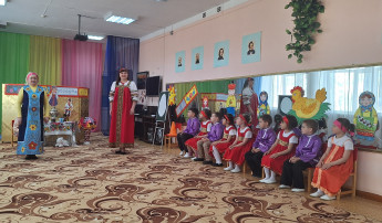 В ДОУ прошло фольклорное развлечение "Пасхальный перезвон" В ДОУ прошло фольклорное развлечение "Пасхальный перезвон".